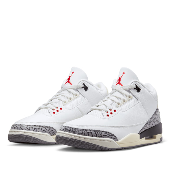 Nike - Air Jordan 3 Retro GS Sneakers - (White Cement)