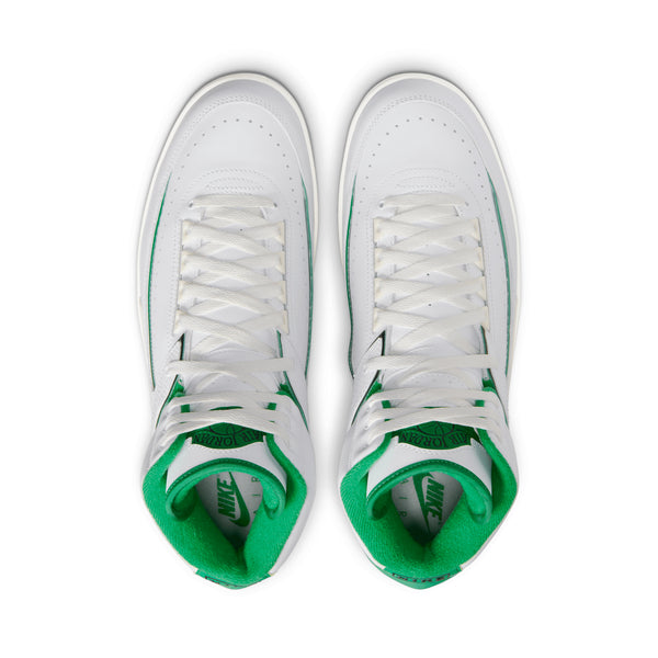 Nike - Men's Air Jordan 2 Retro Sneakers - (White/Green)