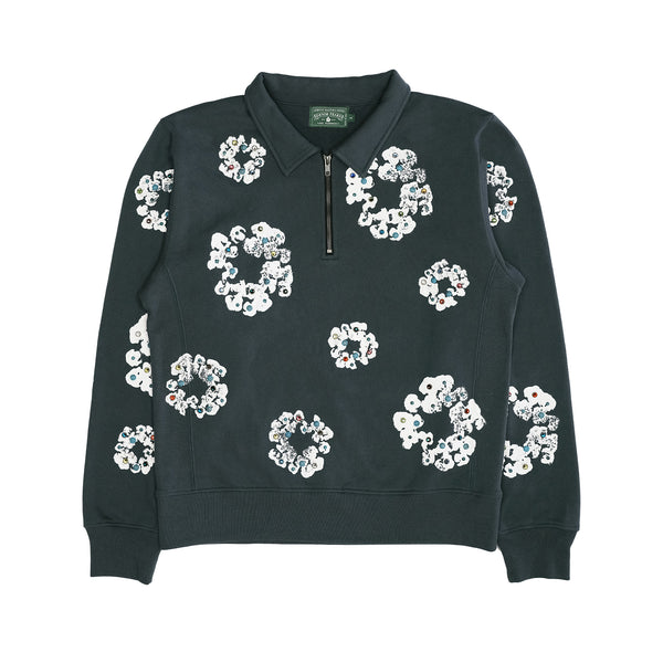 Denim Tears Rhinestone Studded Half Zip (Vintage)