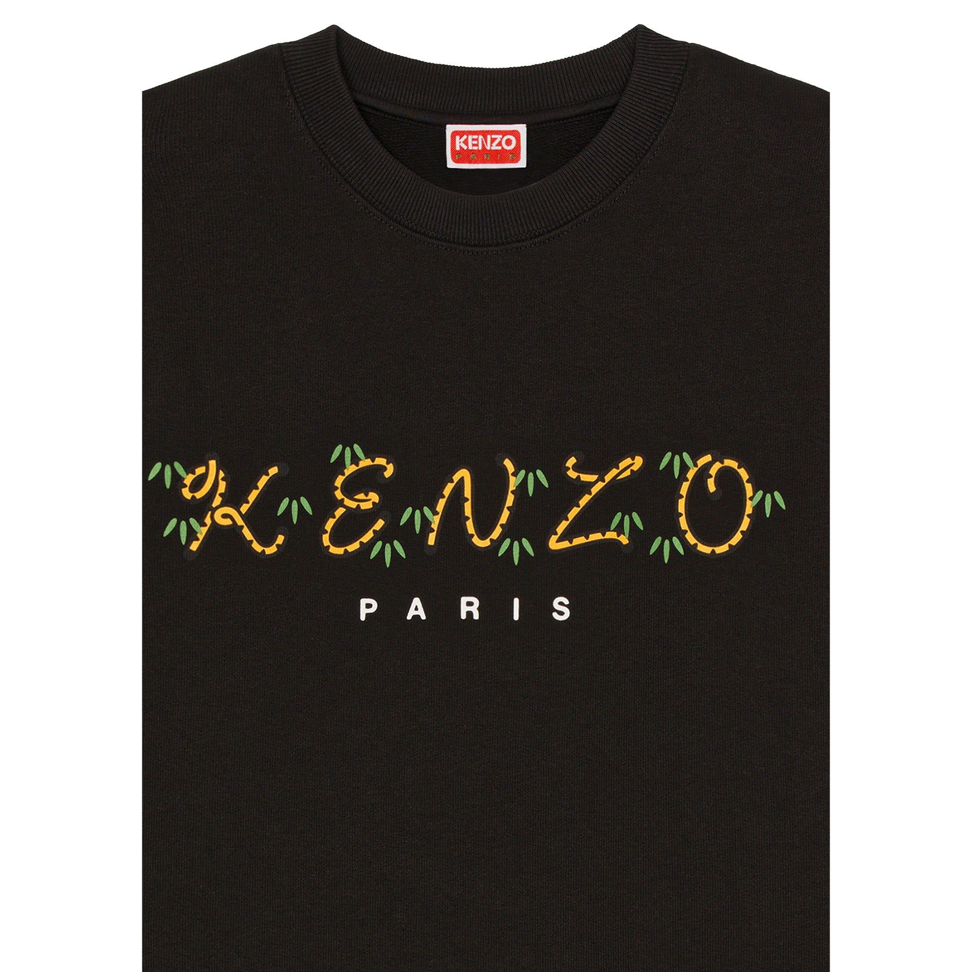 Kenzo Men's Tiger Tail K Relax T-Shirt (Black) view 3, Click to Zoom in