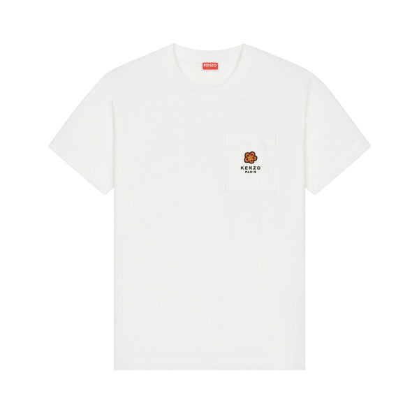 Kenzo - Women's Boke Crest Pocket Relax T-Shirt - (Off-White)