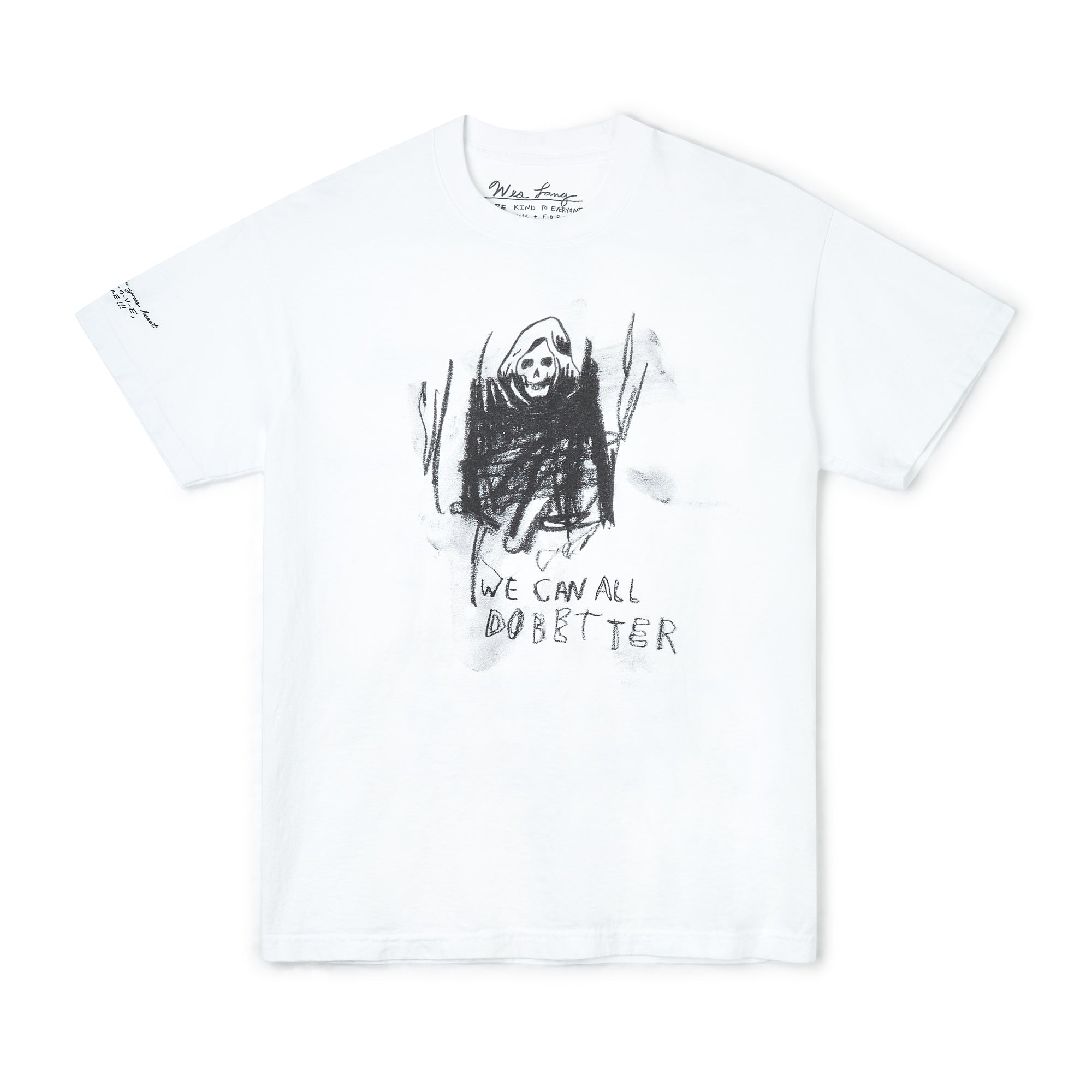 Wes Lang - Men's Do Better T-Shirt - (White) view 1, Click to Zoom in