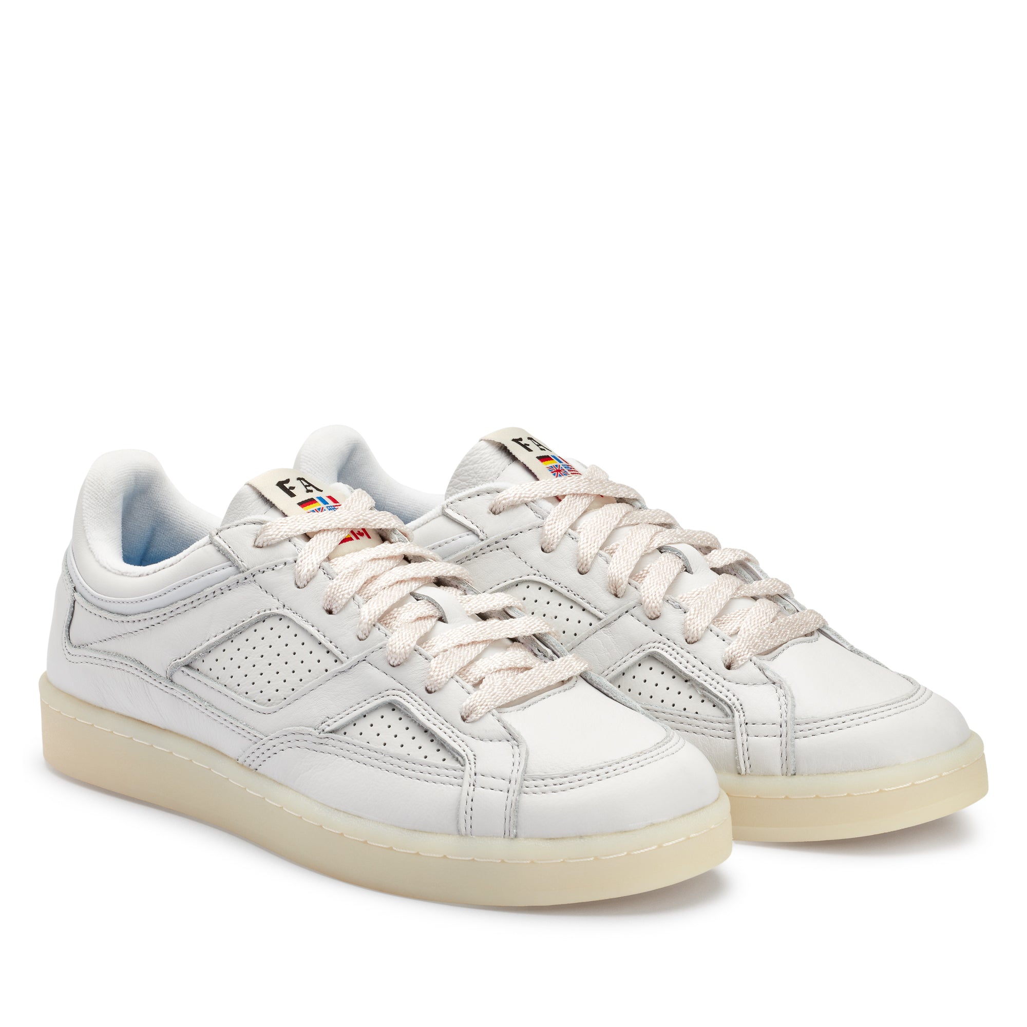 Adidas x Fucking Awesome -  Experiment 2 Sneakers - (Crystal White) view 3, Click to Zoom in