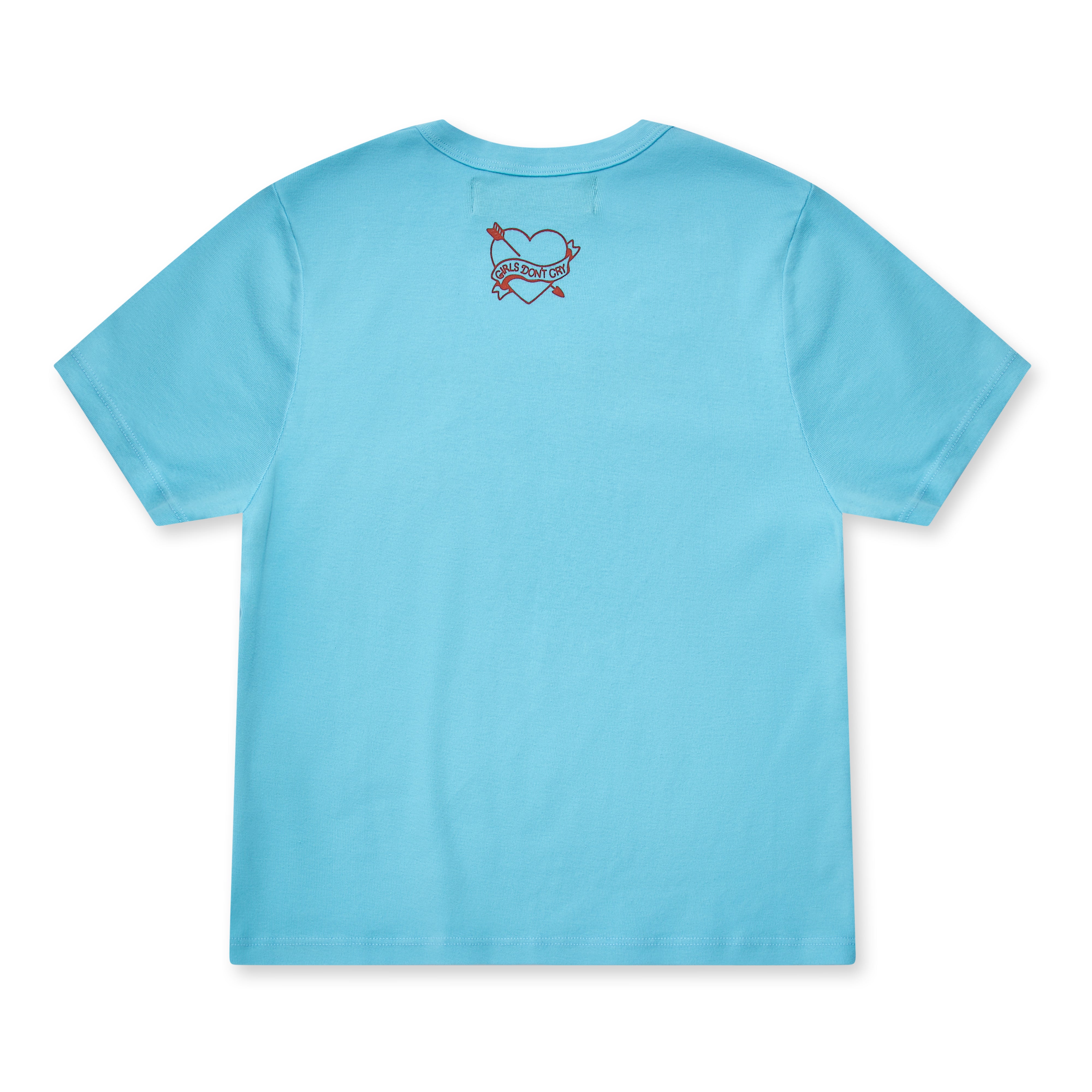 Girls Don't Cry - GDC Wordmark Baby T-Shirt - (Baby Blue)