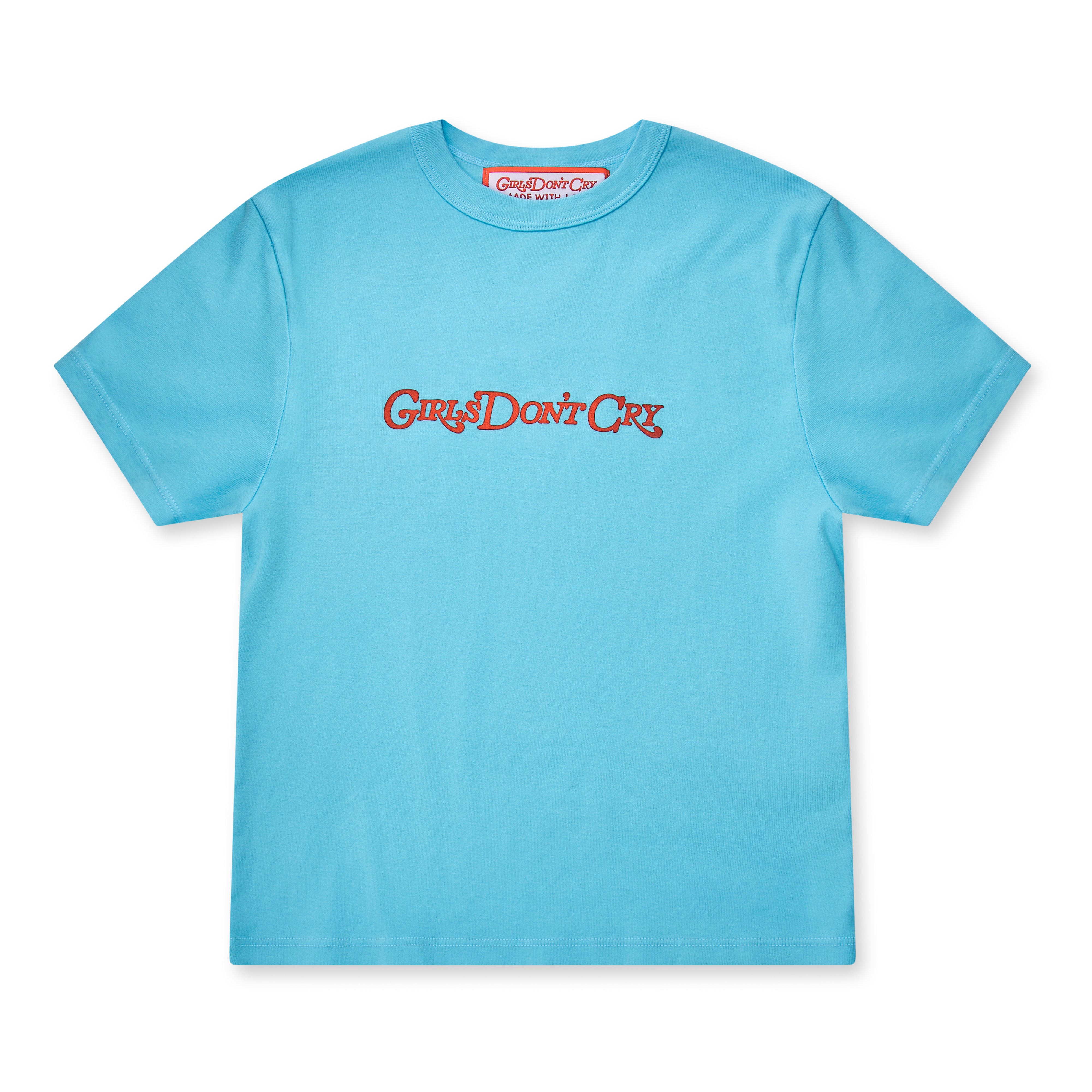 Girls Don't Cry - GDC Wordmark Baby T-Shirt - (Baby Blue) – DSMNY