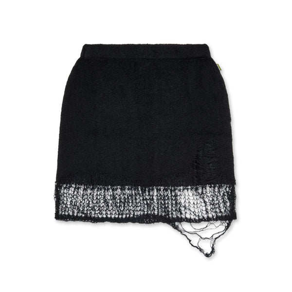 Heaven by Marc Jacobs - Women’s Distressed Knit Skirt - (Black)