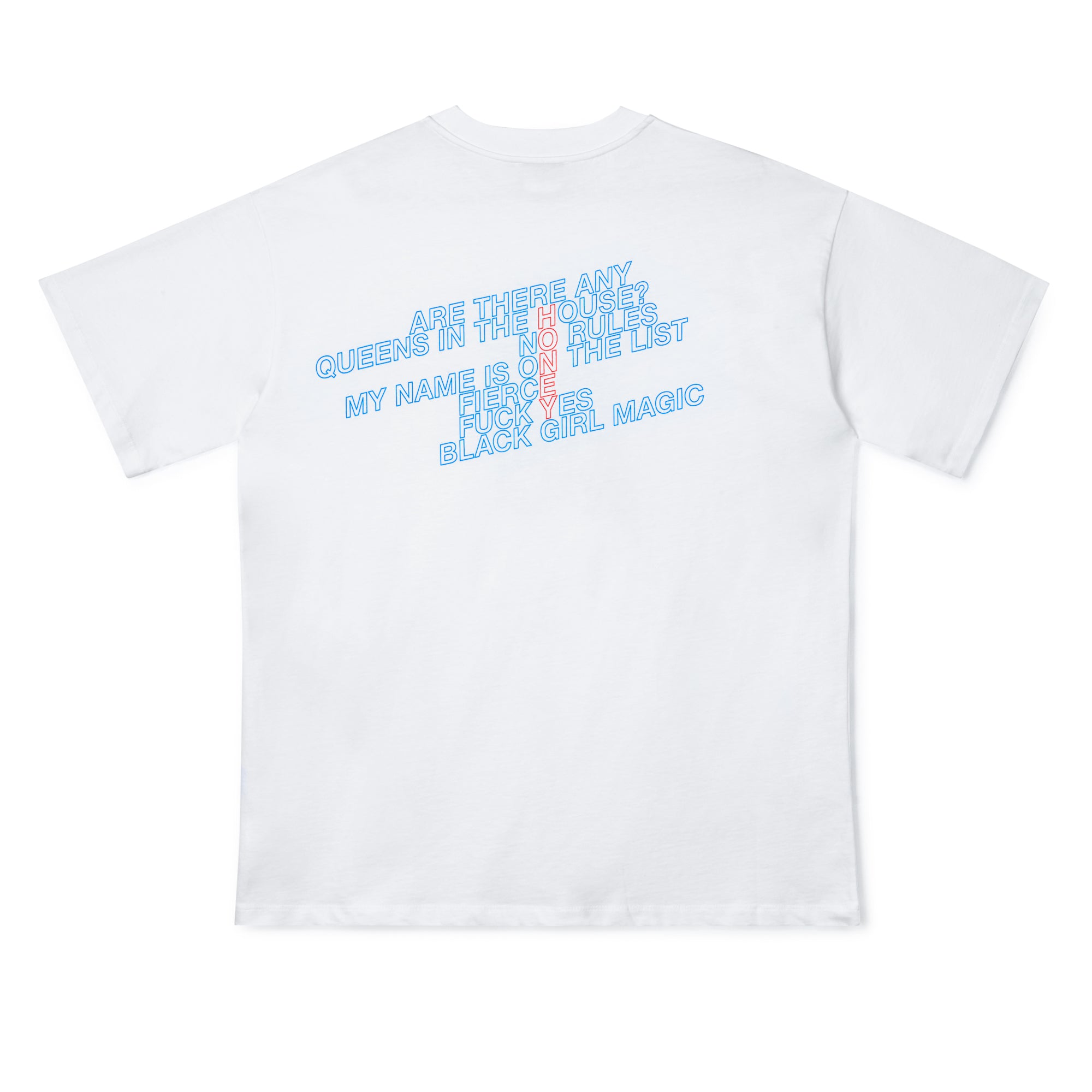 Honey Fucking Dijon Fuck No T-Shirt (White) view 2, Click to Zoom in