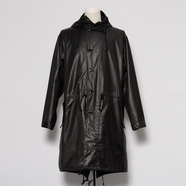 BLACK Comme des Garçons Mods Hooded Coat (Black)
