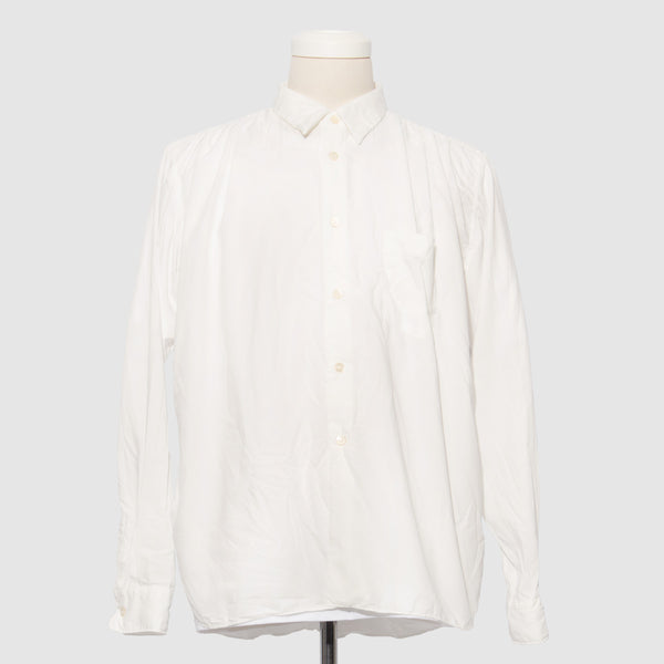 BLACK Comme des Garçons Gathered Shirt (White)