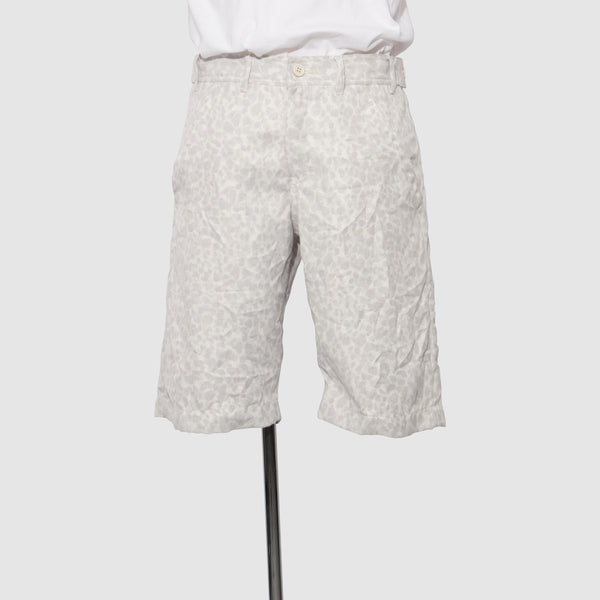 BLACK Comme des Garçons Leopard Shorts (White)
