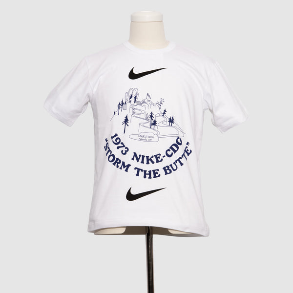 BLACK Comme des Garçons Nike Storm The Butte T-Shirt (White)