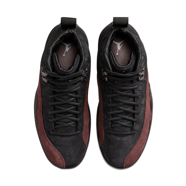 Nike - Women's Air Jordan 12 x A Ma Maniére Sneakers - (Black/Burgundy)