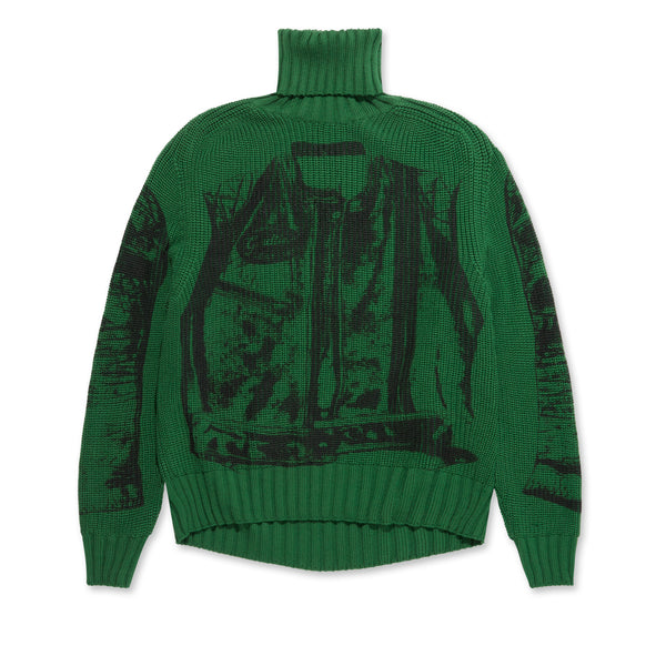 Jean Paul Gaultier - DSM Exclusive Women’s Turtle Neck Long Sleeves Knit - (Green)