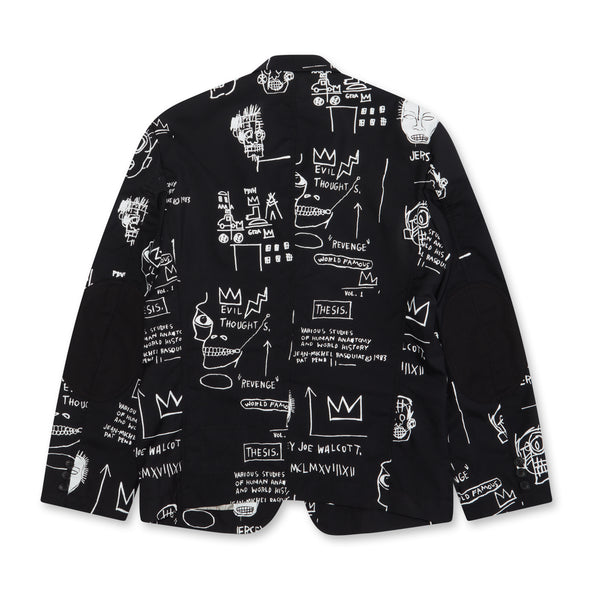 Junya Watanabe MAN - Jean-Michel Basquiat Tropical Wool Jacket - (Black/White)