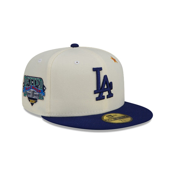 Better™ Gift Shop - MLB  "Dodgers" New Era Fitted - (Cream)
