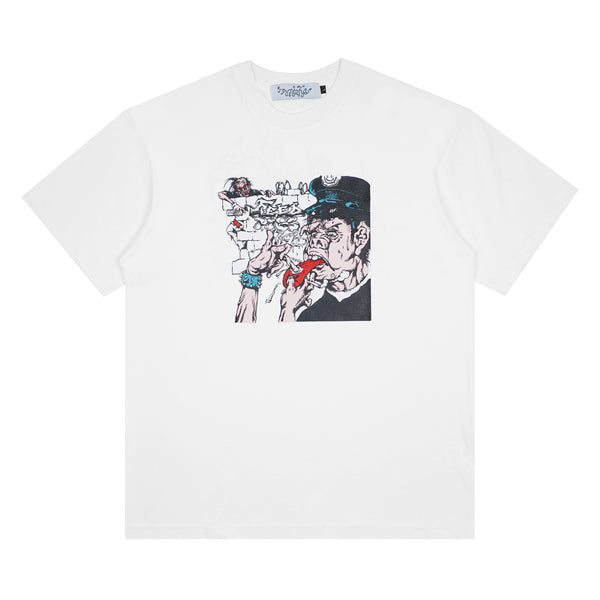 Funguys - Men's Acid Pigs Tee - (White)