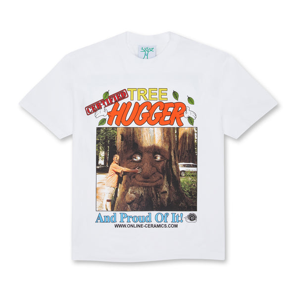 Online Ceramics - I Admit, I Have Hugged Trees T-Shirt - (White)
