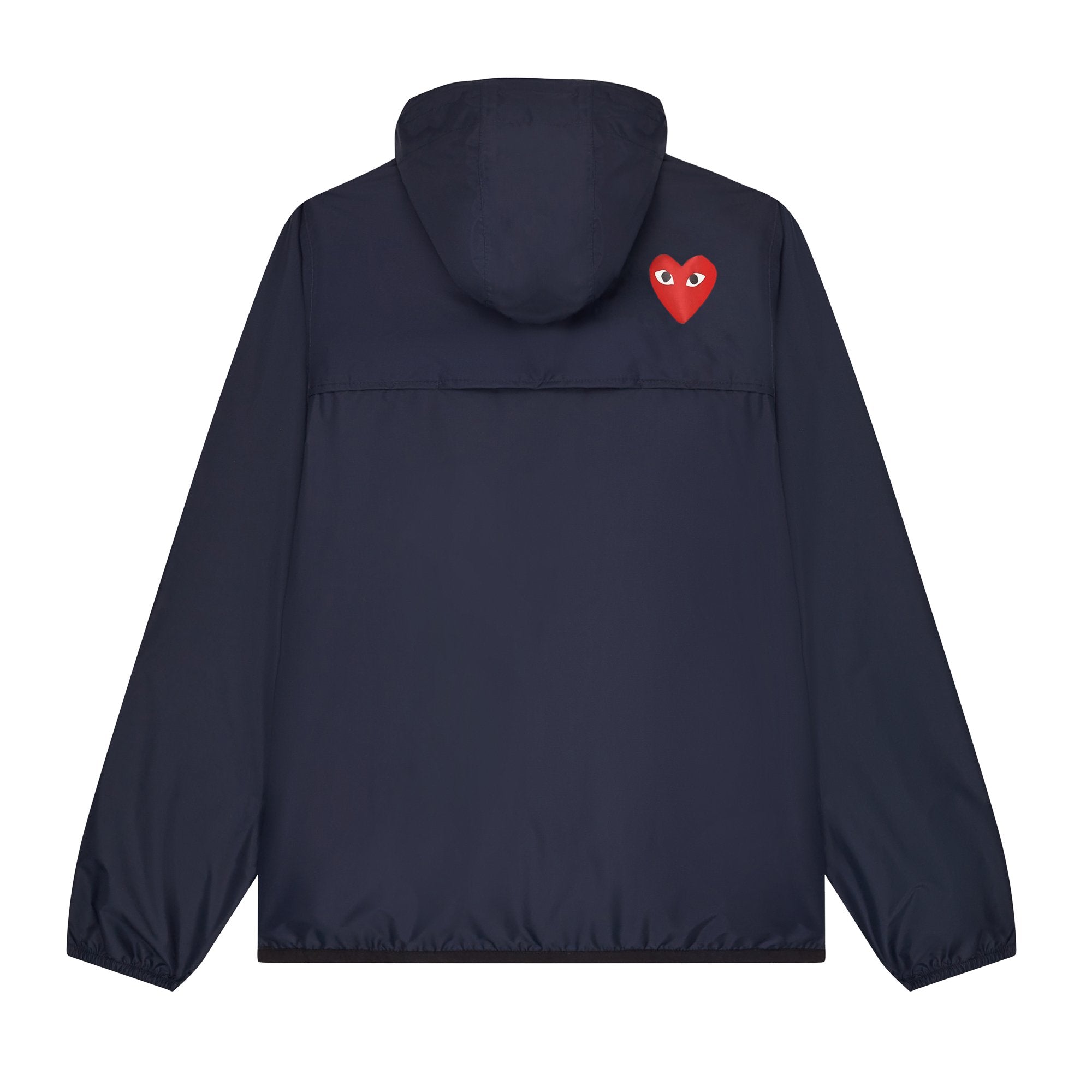 Play Comme des Garcons K WAY Le Vrai Zip Jacket Navy