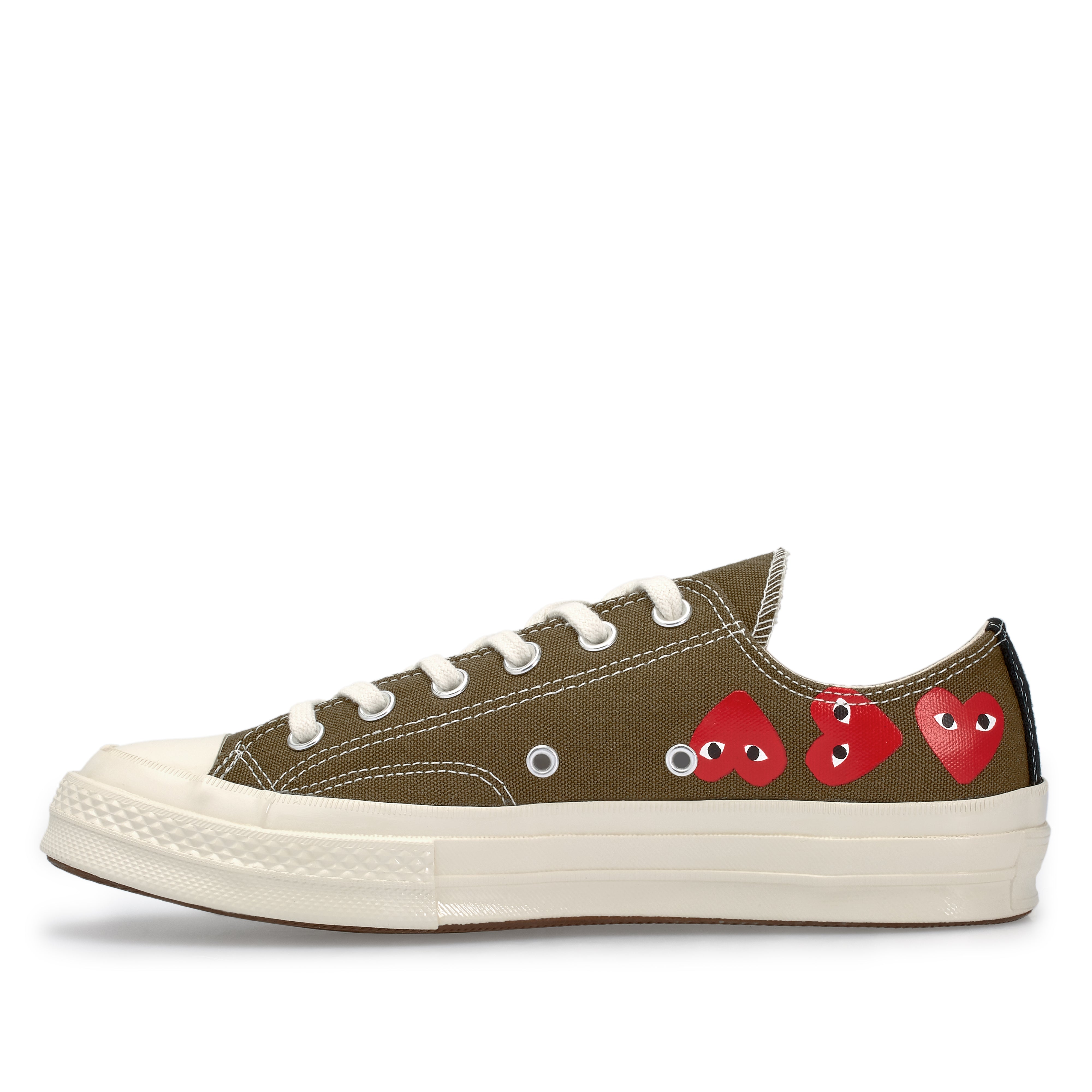 Play Converse - Multi Red Heart Chuck Taylor All Star ’70 Low Sneakers -  (Khaki)