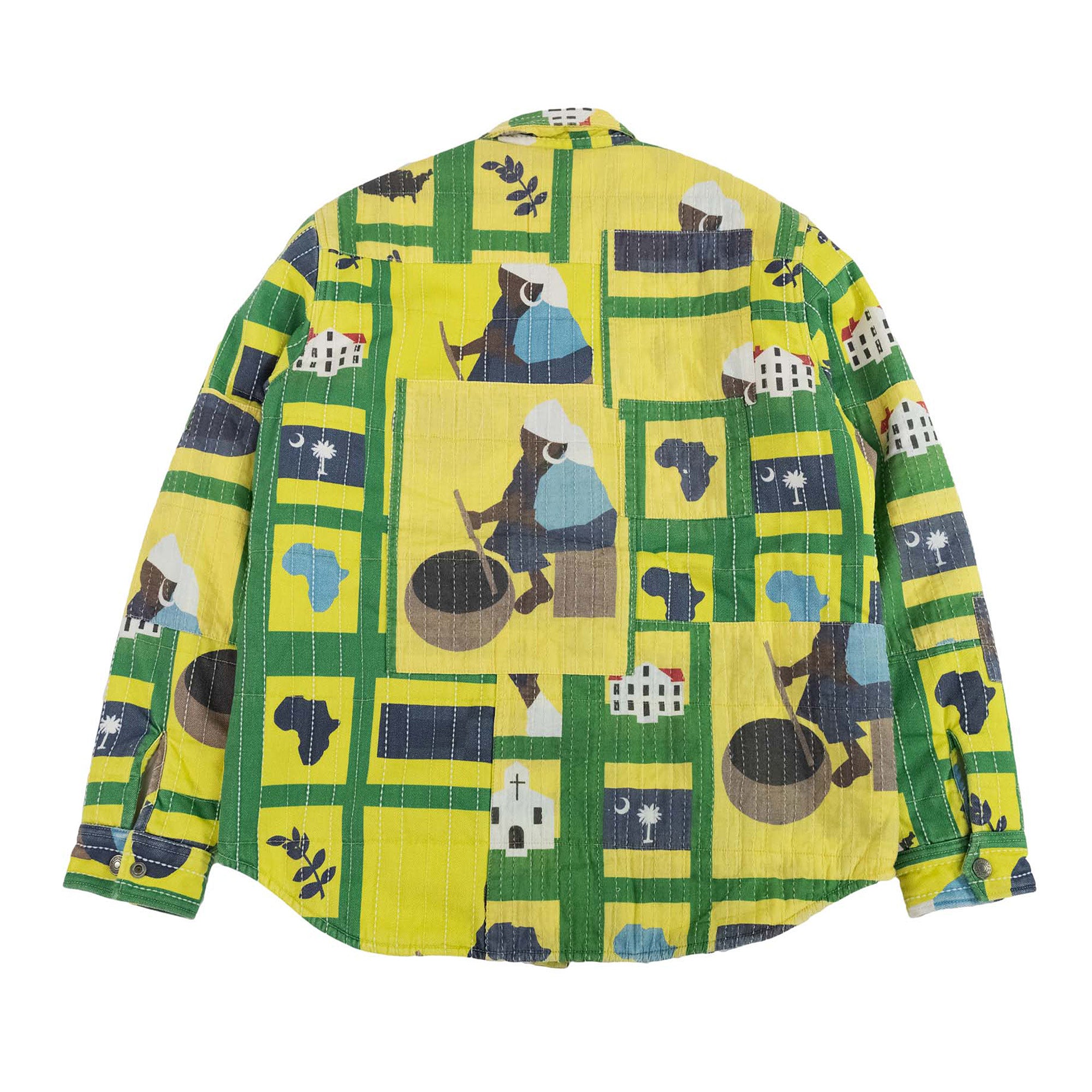 Denim Tears x Levi's Shirt Jacket (Gullah Green) view 2, Click to Zoom in