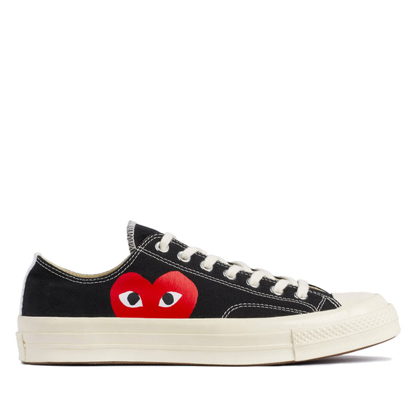 Play Converse - Red Heart Chuck Taylor All Star ’70 Low Sneakers - (Black)