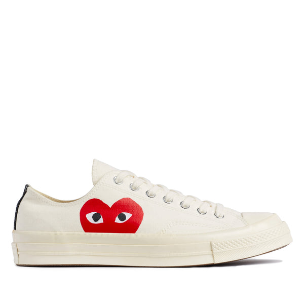 Play Converse - Red Heart Chuck Taylor All Star ’70 Low Sneakers - (White)