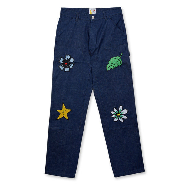 Sky High Farm - Embroidered Workwear Denim - (Blue)