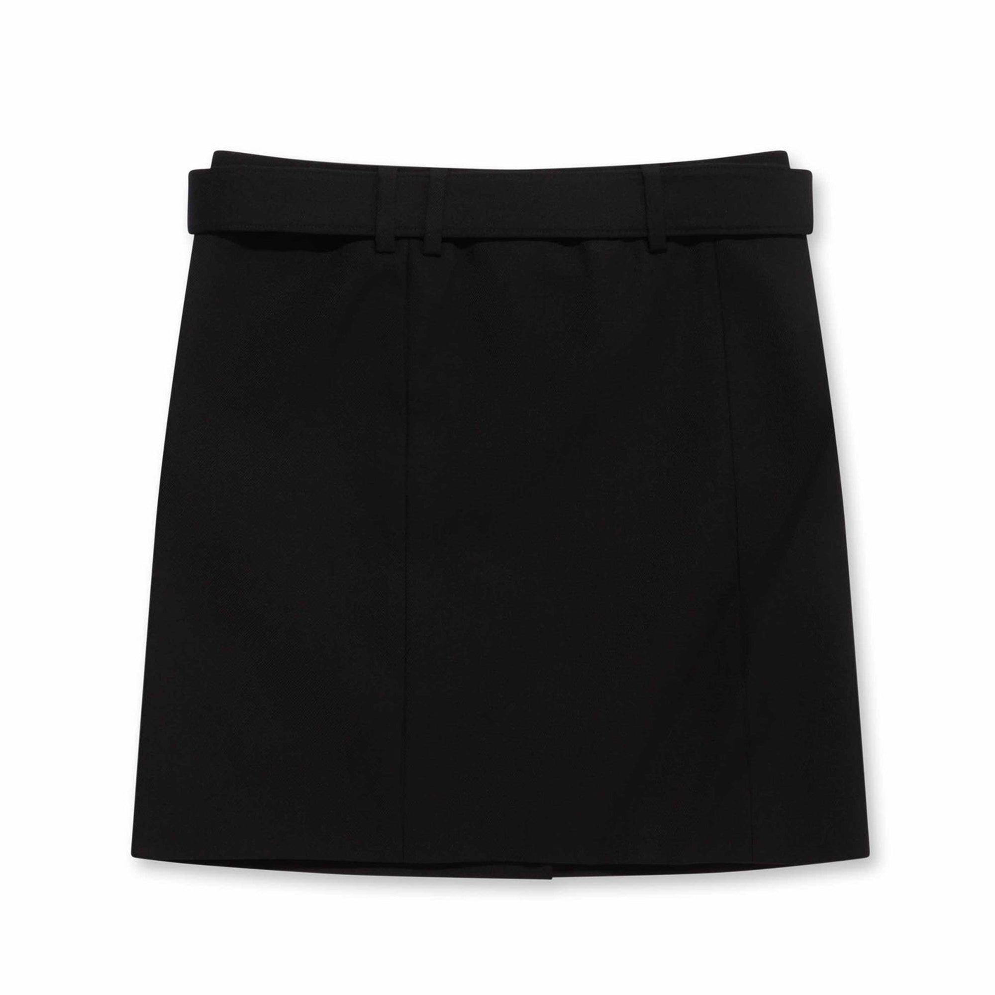 ShuShu/Tong - Women’s Low Waist Skirt - (Black) view 2, Click to Zoom in