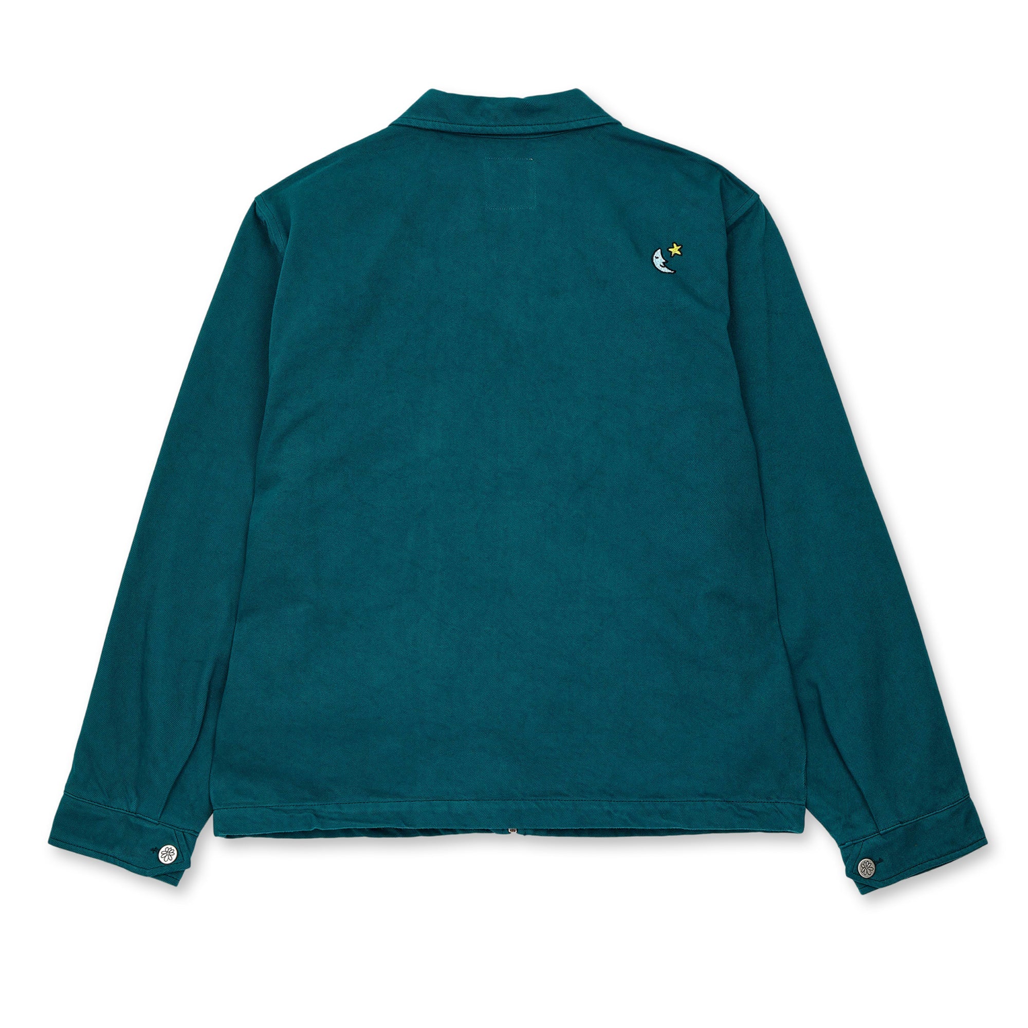 Sky High Farm - Denim Chore Coat - (Green) view 2, Click to Zoom in