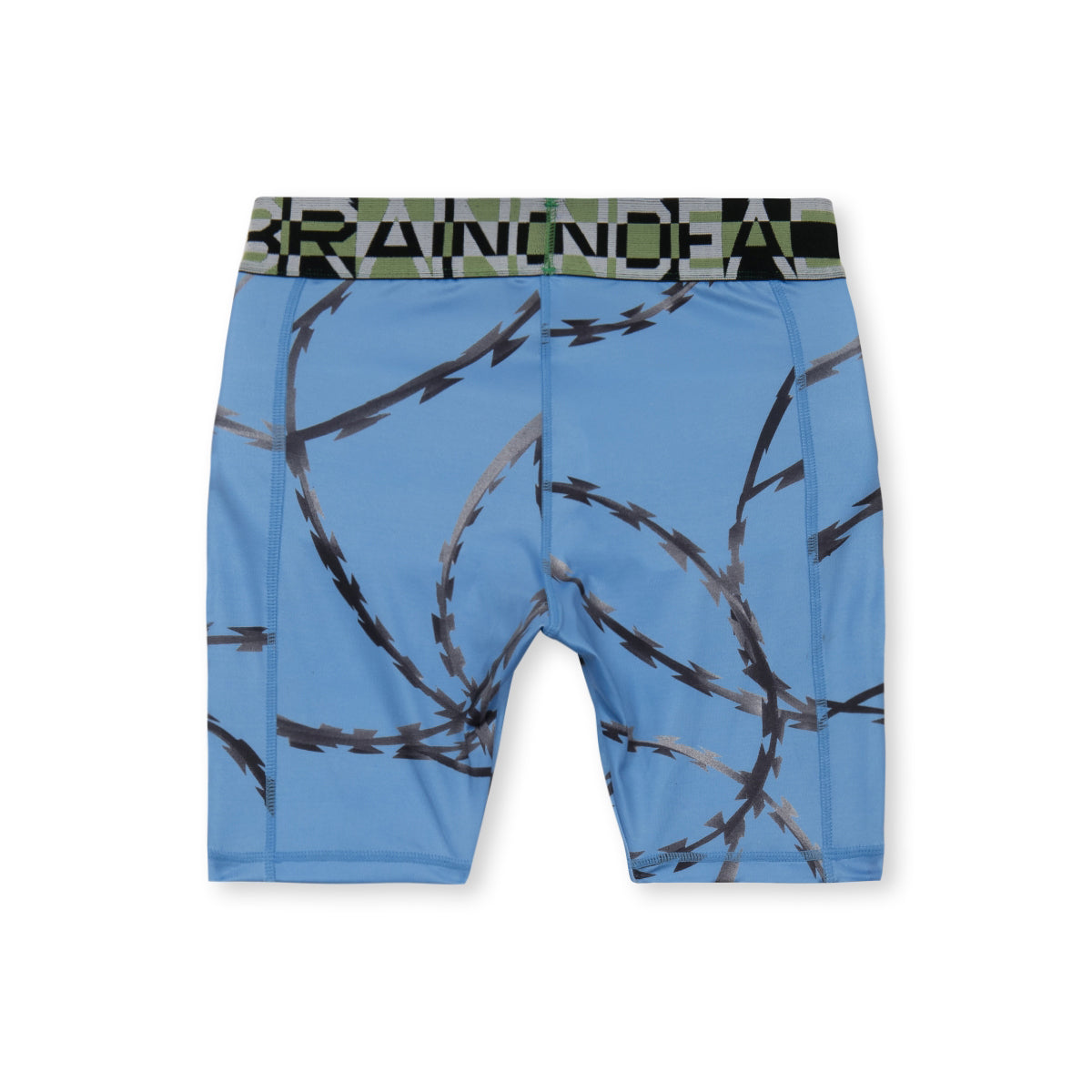 Brain Dead - Men's Cycling Short - (Light Blue) view 2, Click to Zoom in