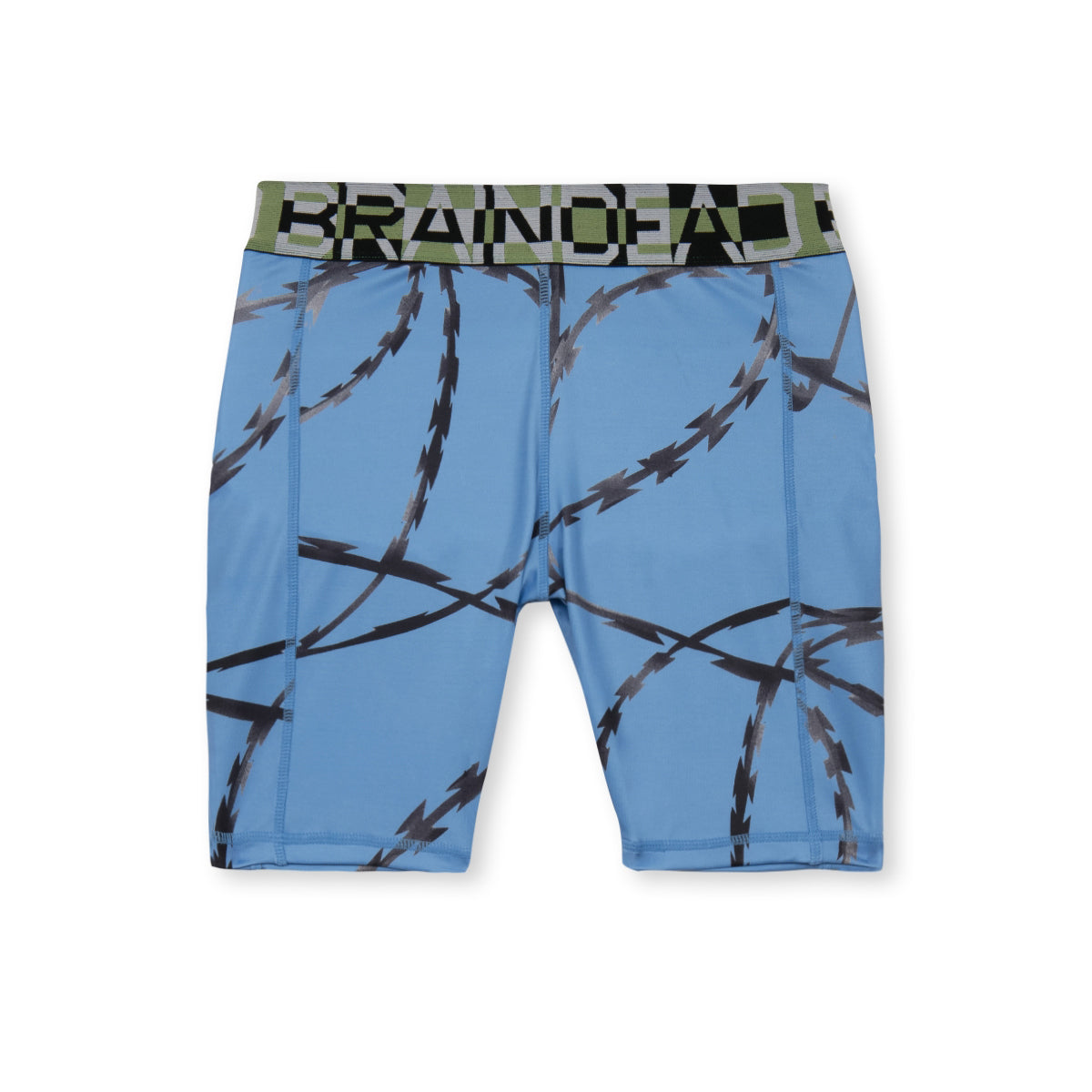 Brain Dead - Men's Cycling Short - (Light Blue) view 1, Click to Zoom in