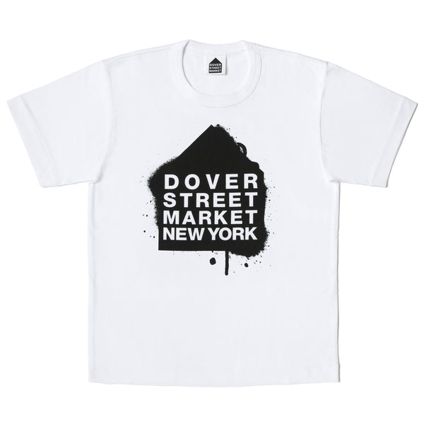 Dover Street Market - New York T-Shirt [Spray] - (White)