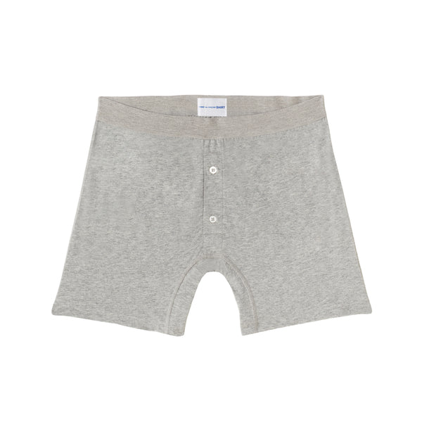 CDG Shirt Underwear - Sunspel Two Button Boxer - (Grey)