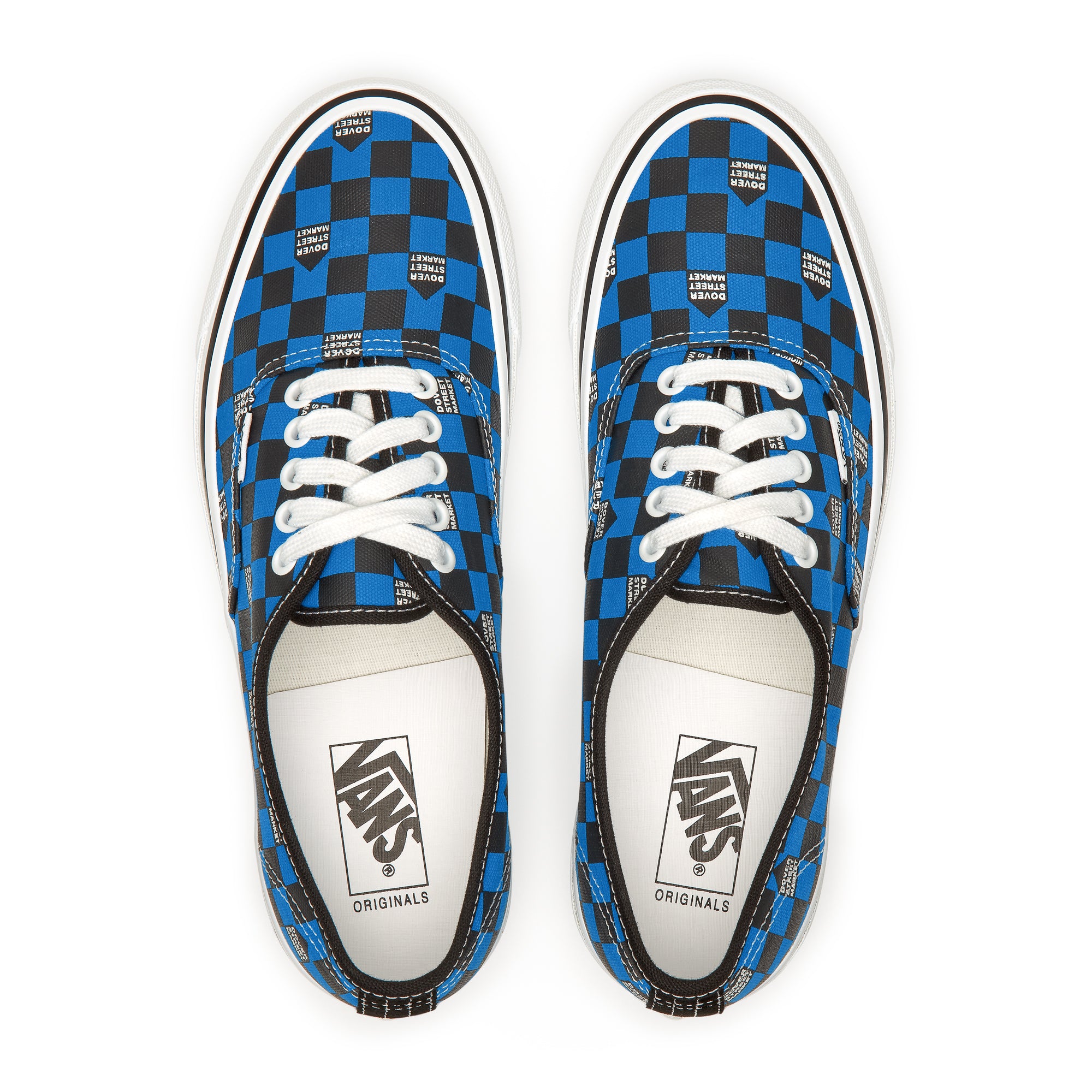 Vans x DSM - OG Authentic LX Sneakers - (Blue) view 4, Click to Zoom in