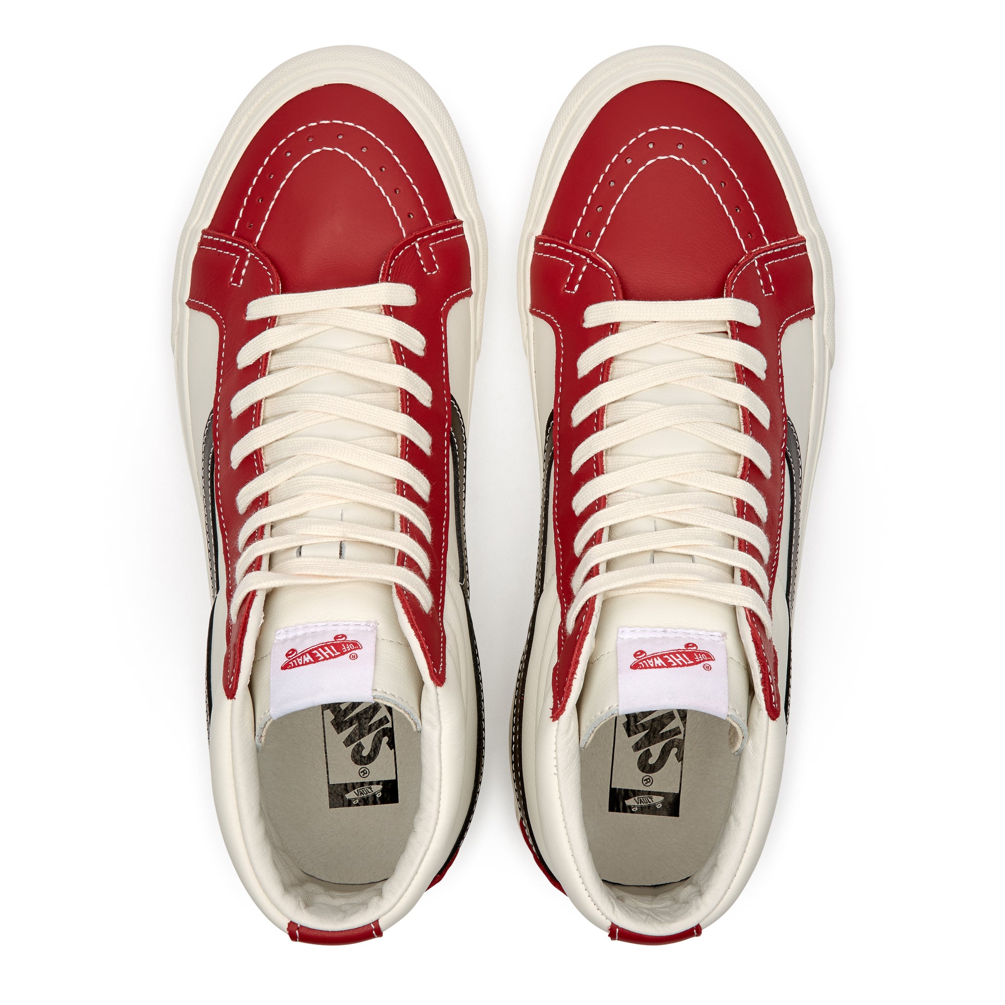 VANS SK8-HI REISSUE VLT LX - Red view 4, Click to Zoom in
