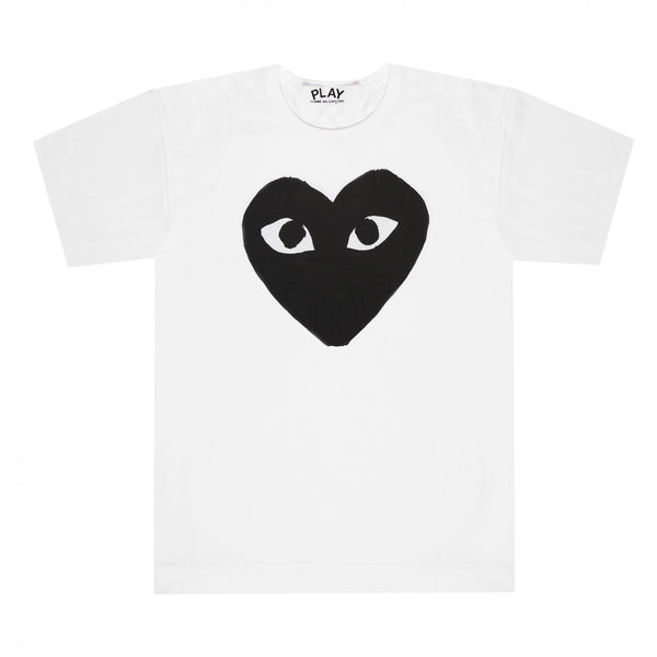 Play Comme des Garçons - Black T-Shirt - (White)