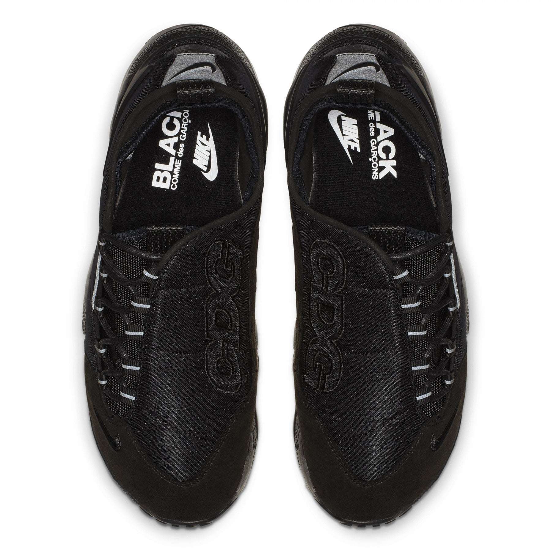 CDG Black Nike Footscape (Black) view 4, Click to Zoom in
