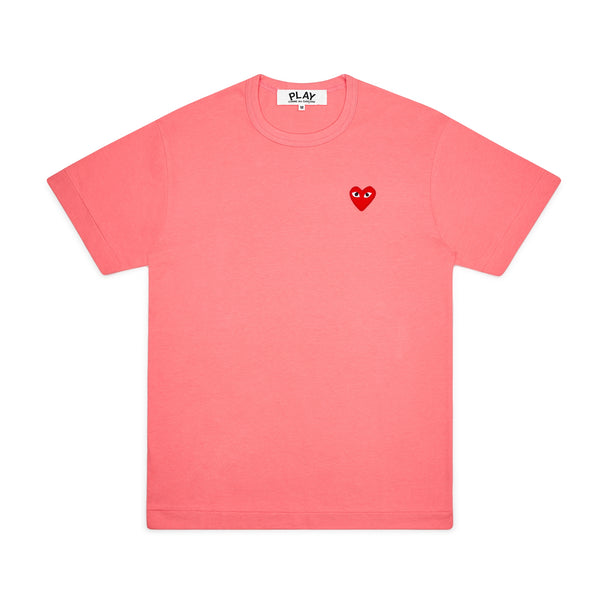 Play Comme des Garçons - Bright Red Heart T-Shirt - (Pink)