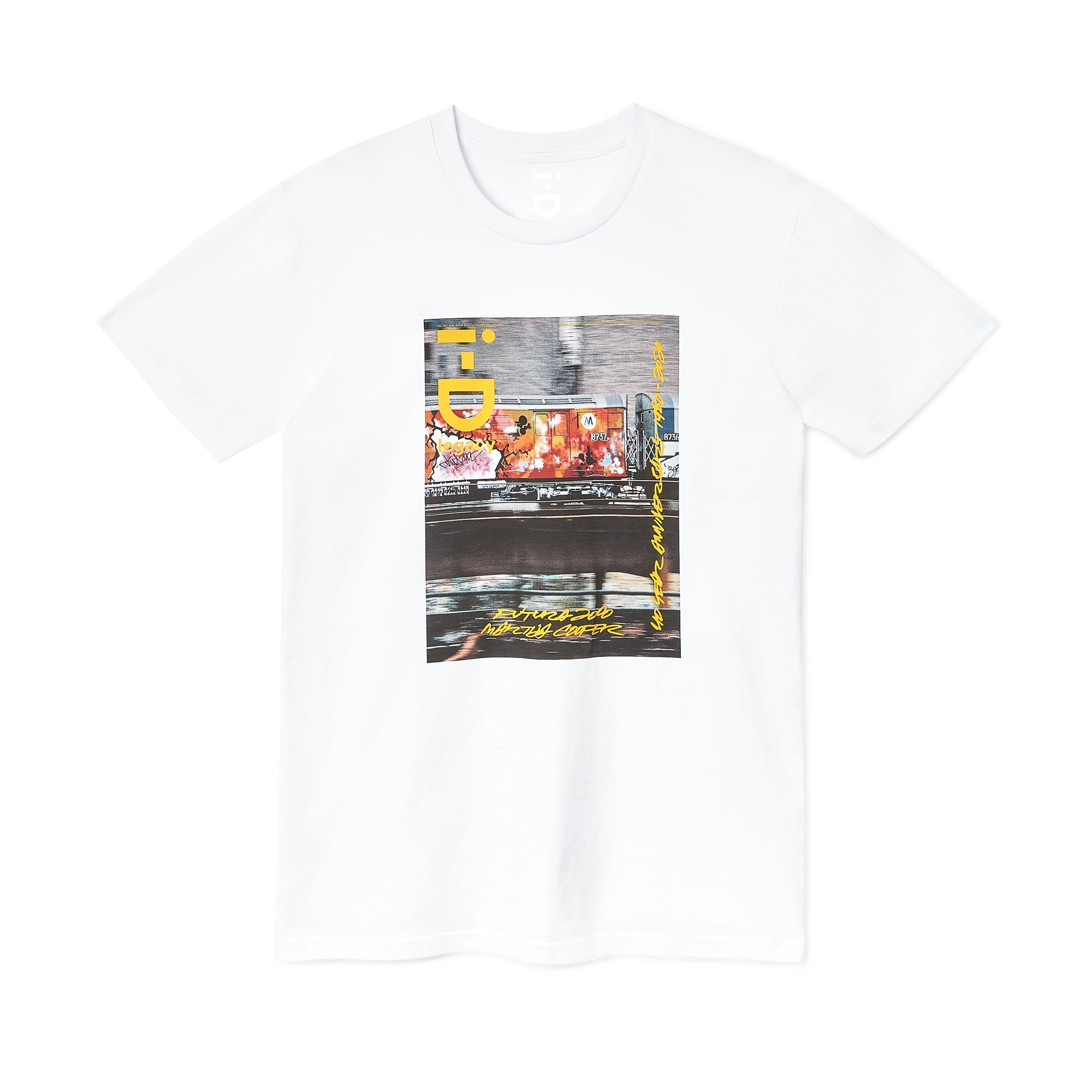 i-D 40th Anniversary x Futura T-Shirt (White) view 1, Click to Zoom in