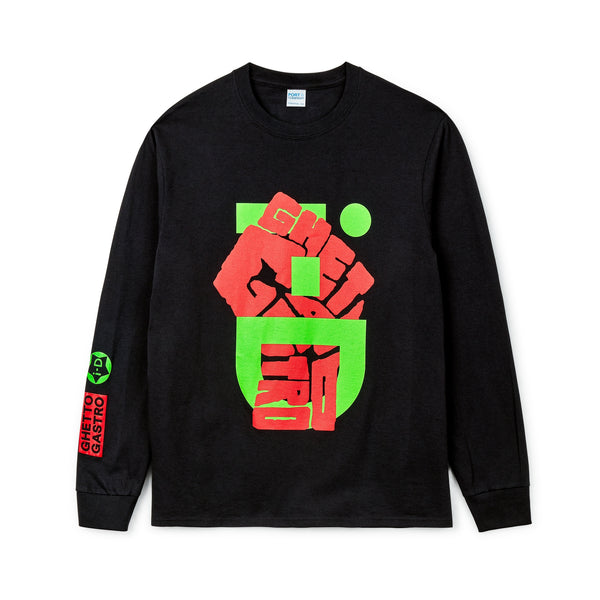 i-D 40th Anniversary x Ghetto Gastro Longsleeve T-Shirt (Black)