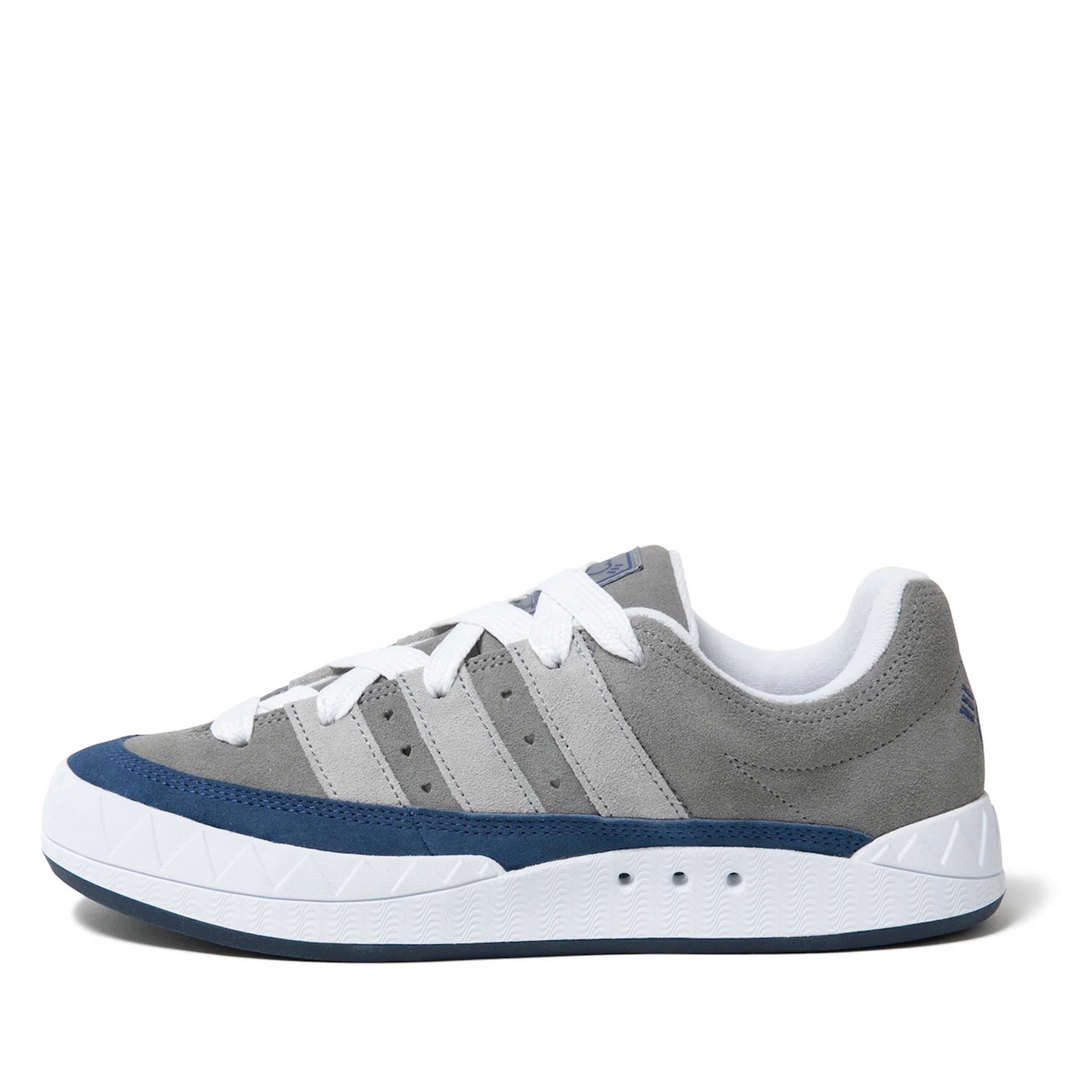 Adidas x Human Made: Adimatic Sneakers (Grey) | DSMNY E-SHOP