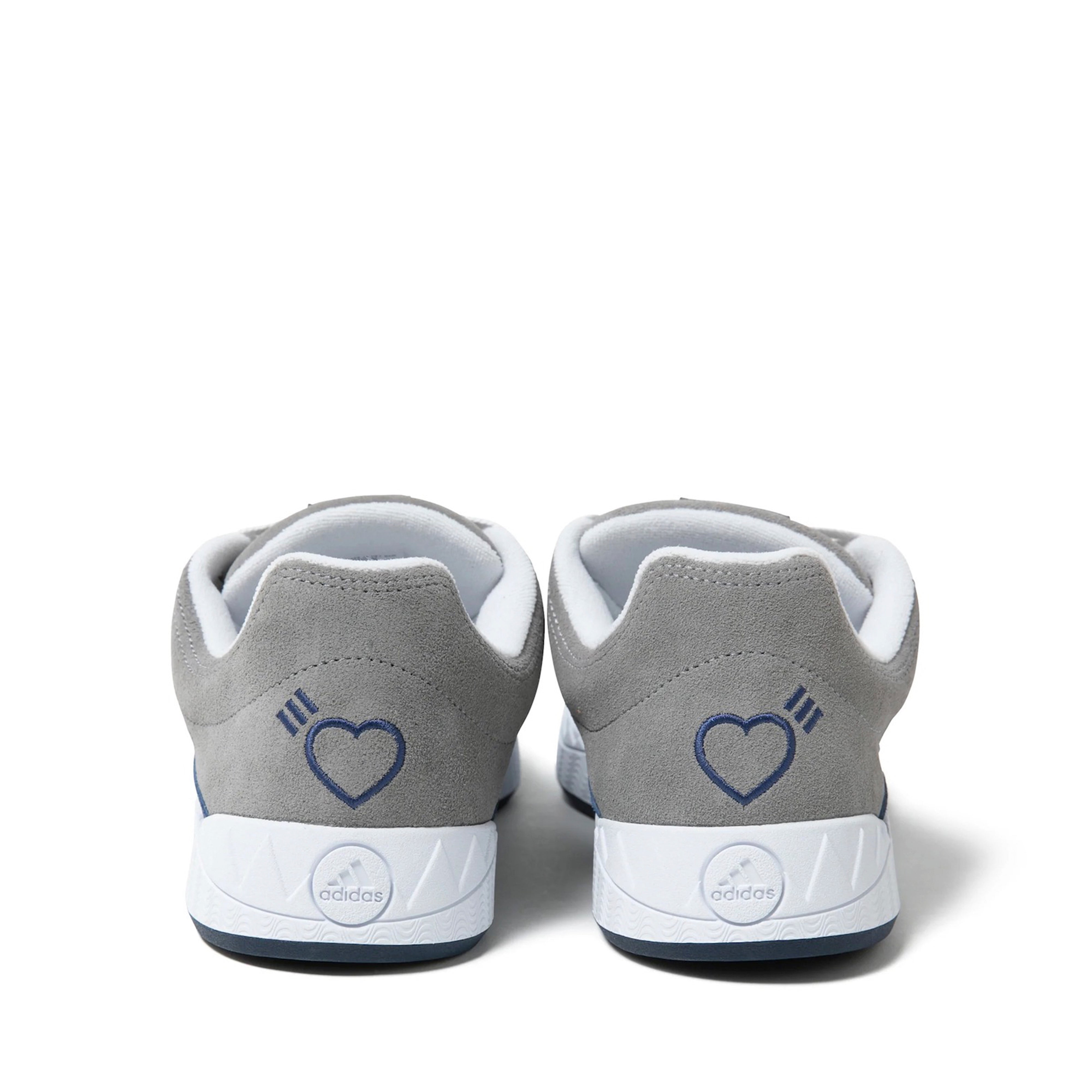 Adidas x Human Made: Adimatic Sneakers (Grey) | DSMNY E-SHOP