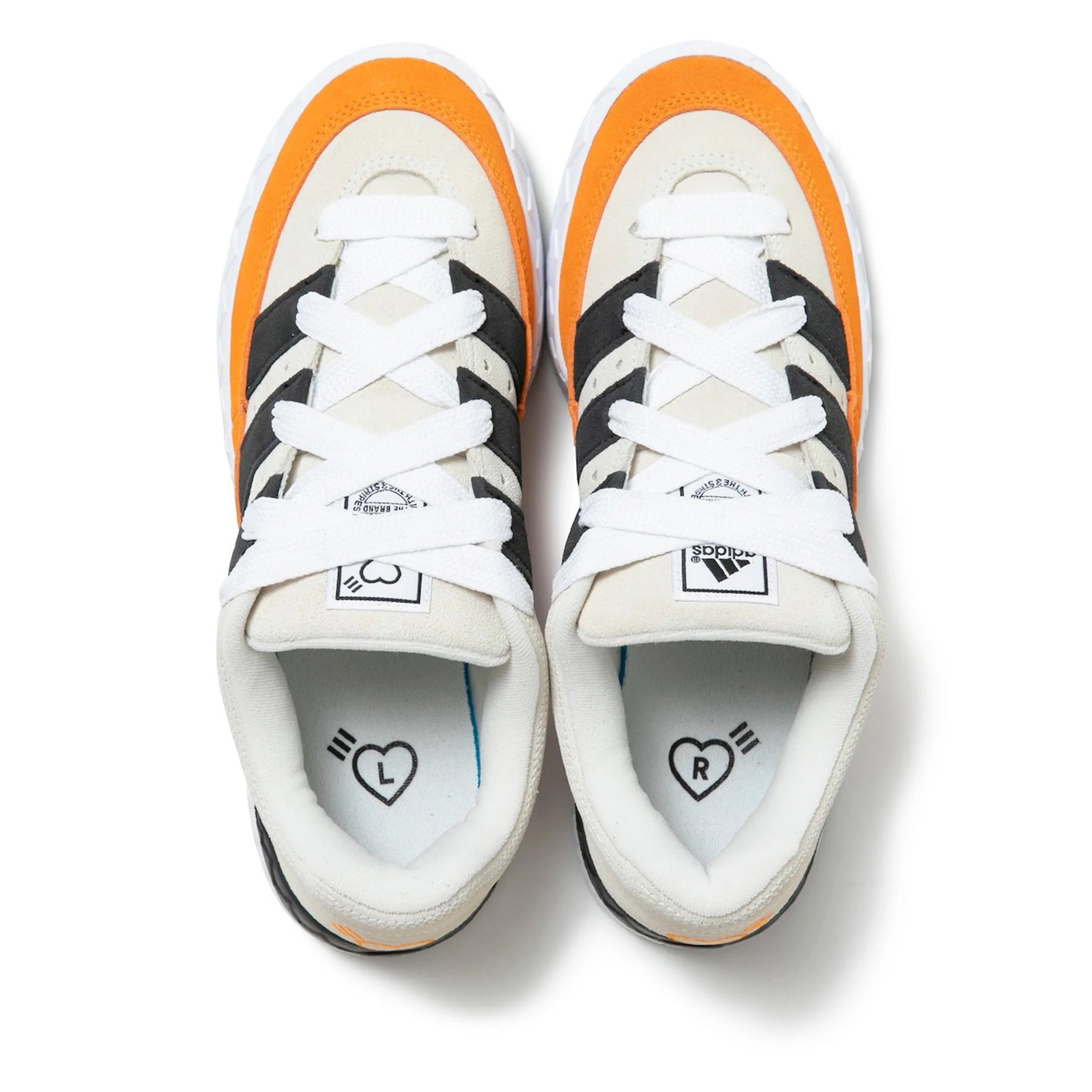 Adidas x Human Made: Adimatic Sneakers (Off-White) | DSMNY E-SHOP