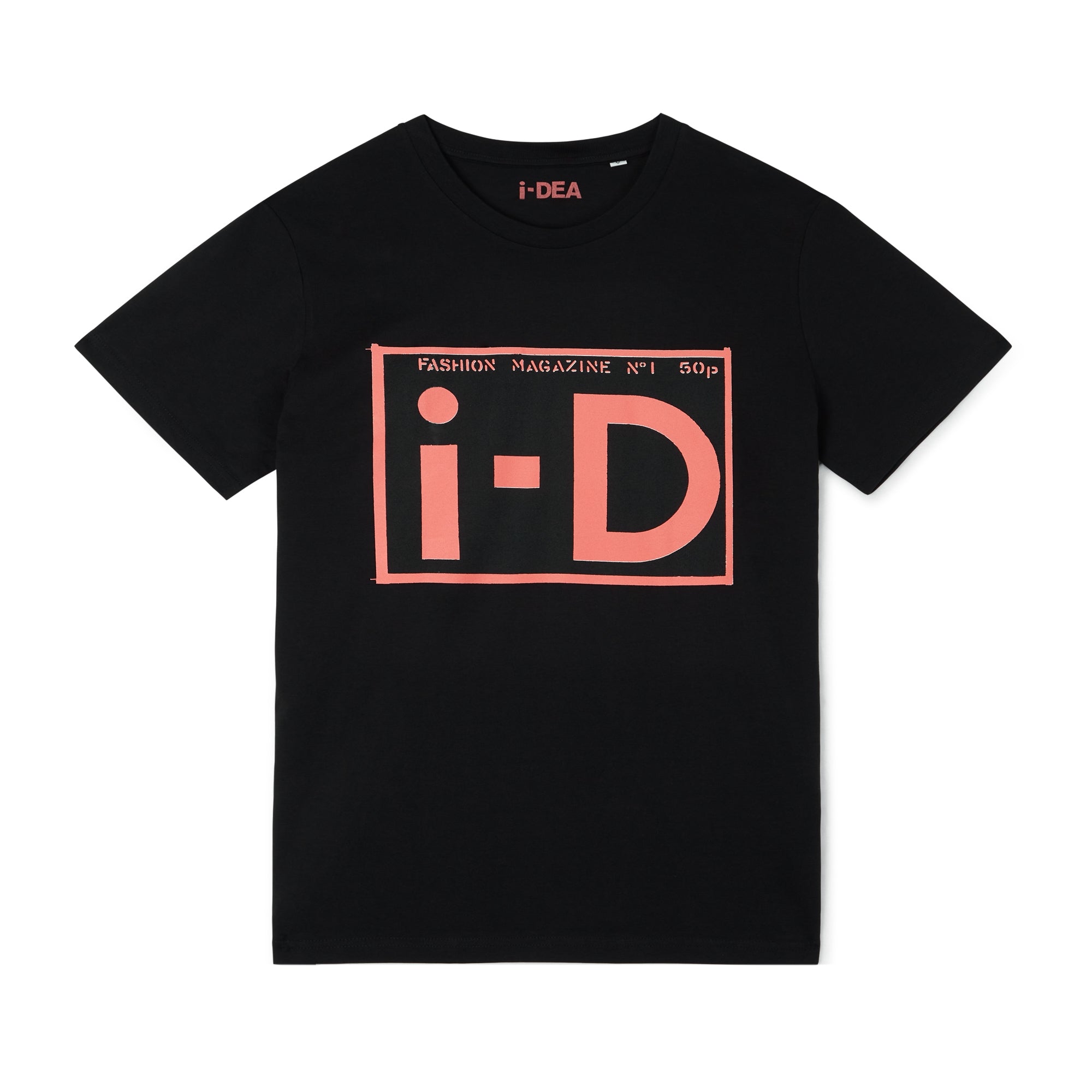 i-D 40th Anniversary x Idea T-Shirt (Black) view 1, Click to Zoom in