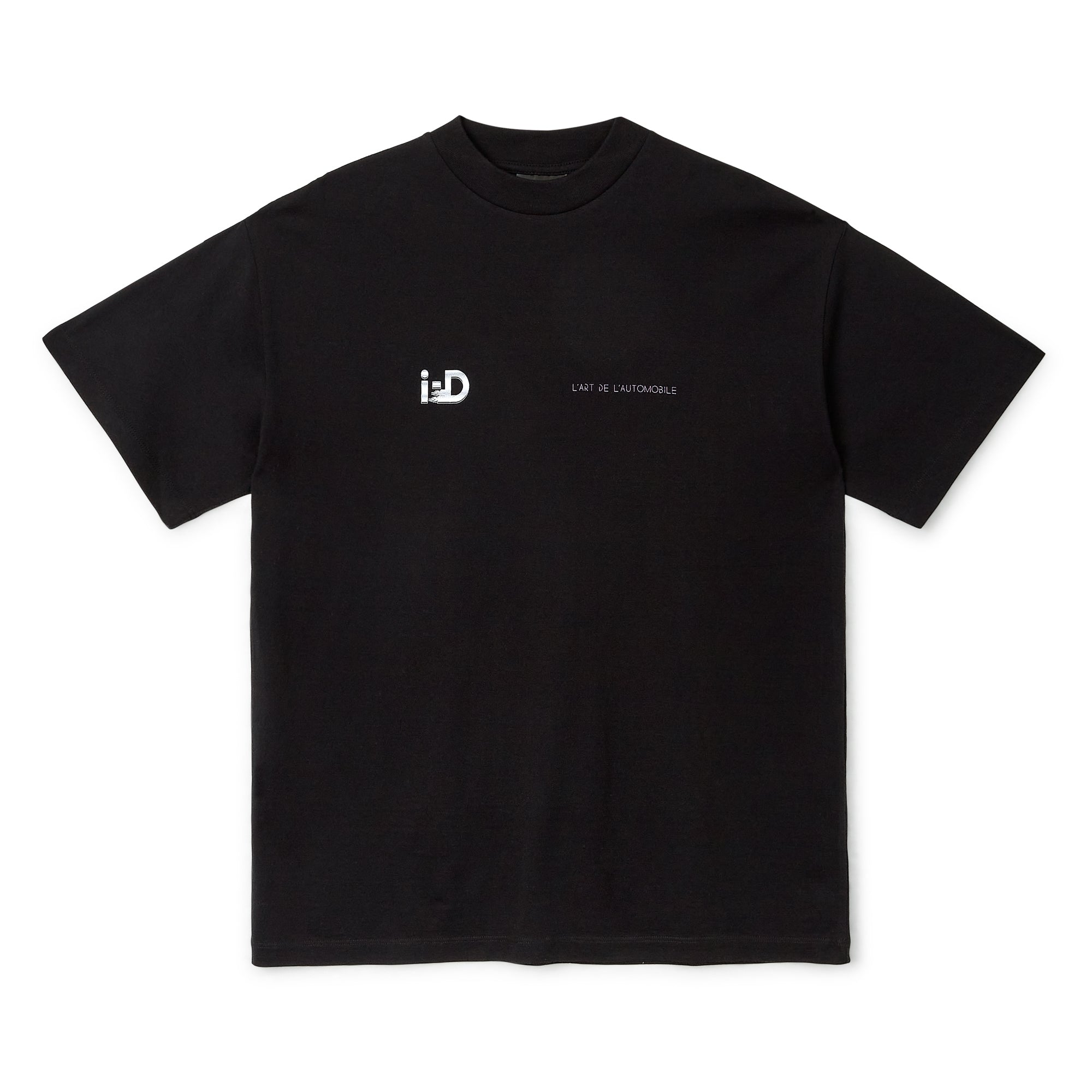 i-D 40th Anniversary x Kar T-Shirt (Black) view 1, Click to Zoom in