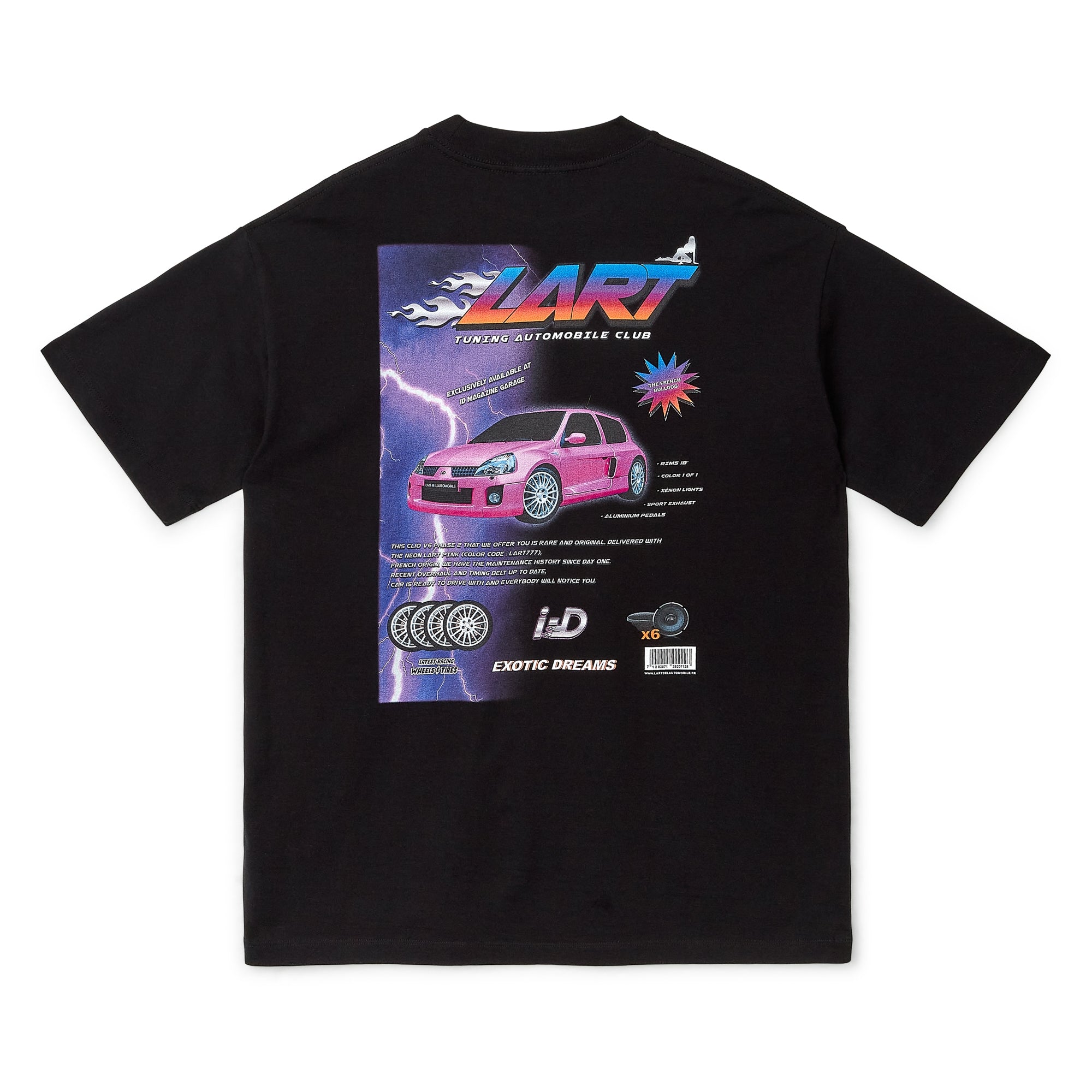 i-D 40th Anniversary x Kar T-Shirt (Black) view 2, Click to Zoom in