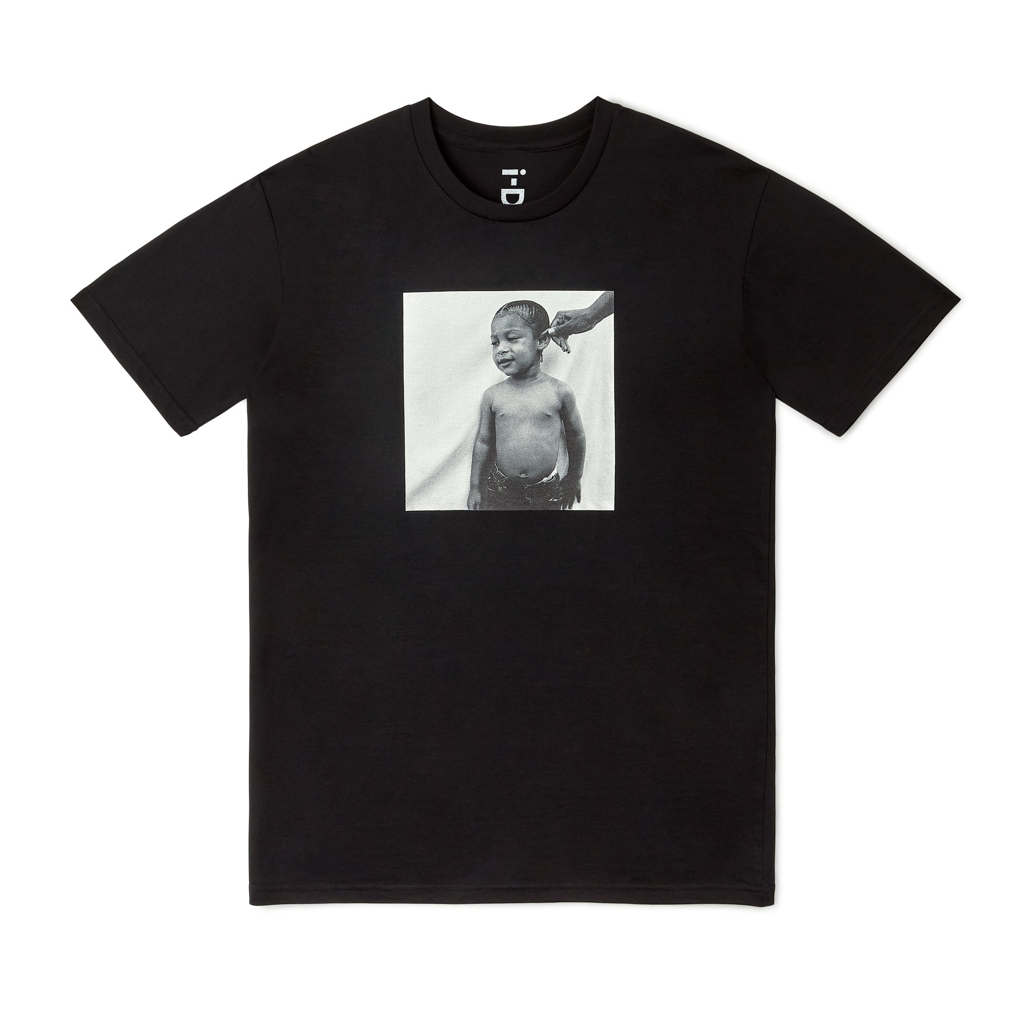 i-D 40th Anniversary x Liz Johnson T-Shirt (Black) view 1, Click to Zoom in