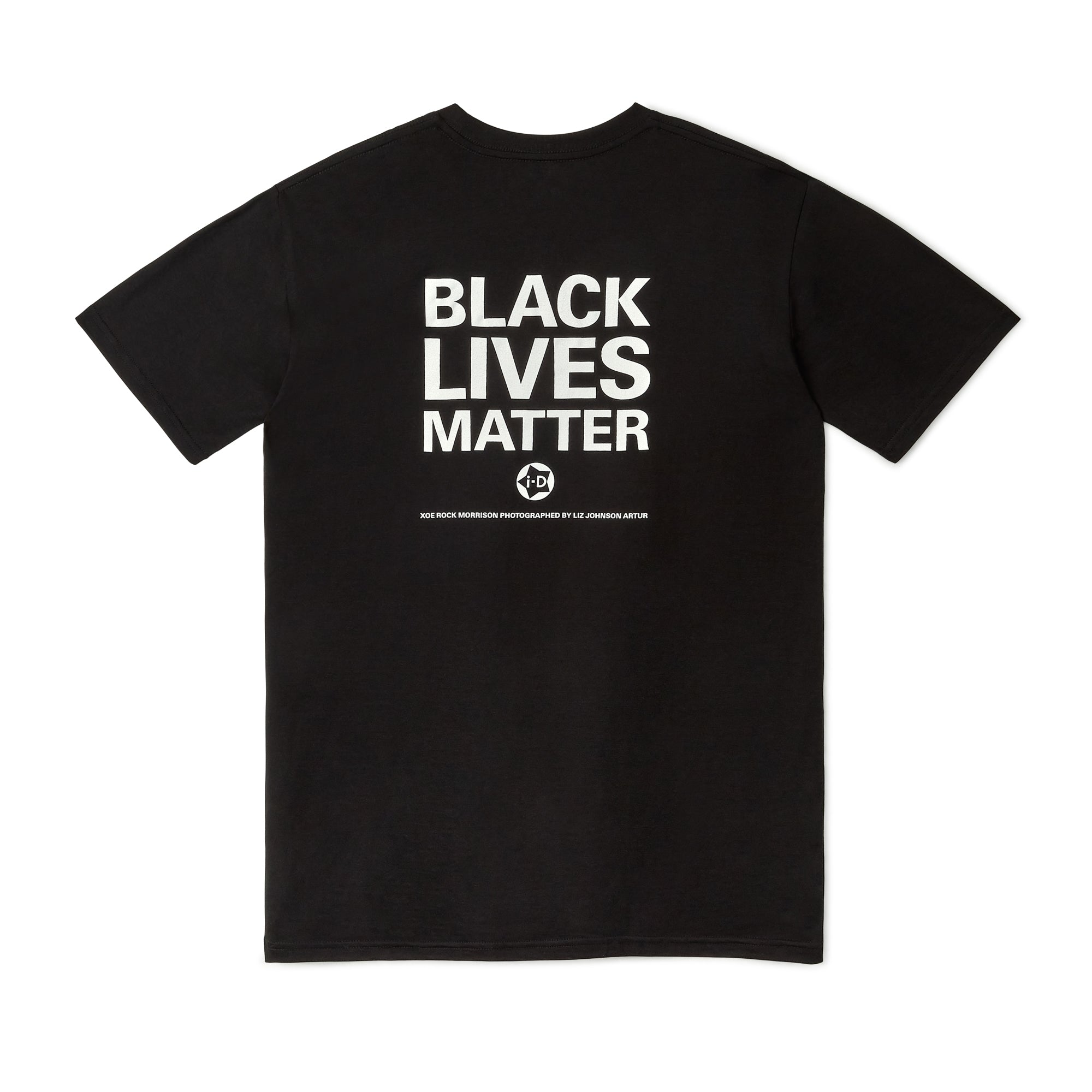 i-D 40th Anniversary x Liz Johnson T-Shirt (Black) view 2, Click to Zoom in