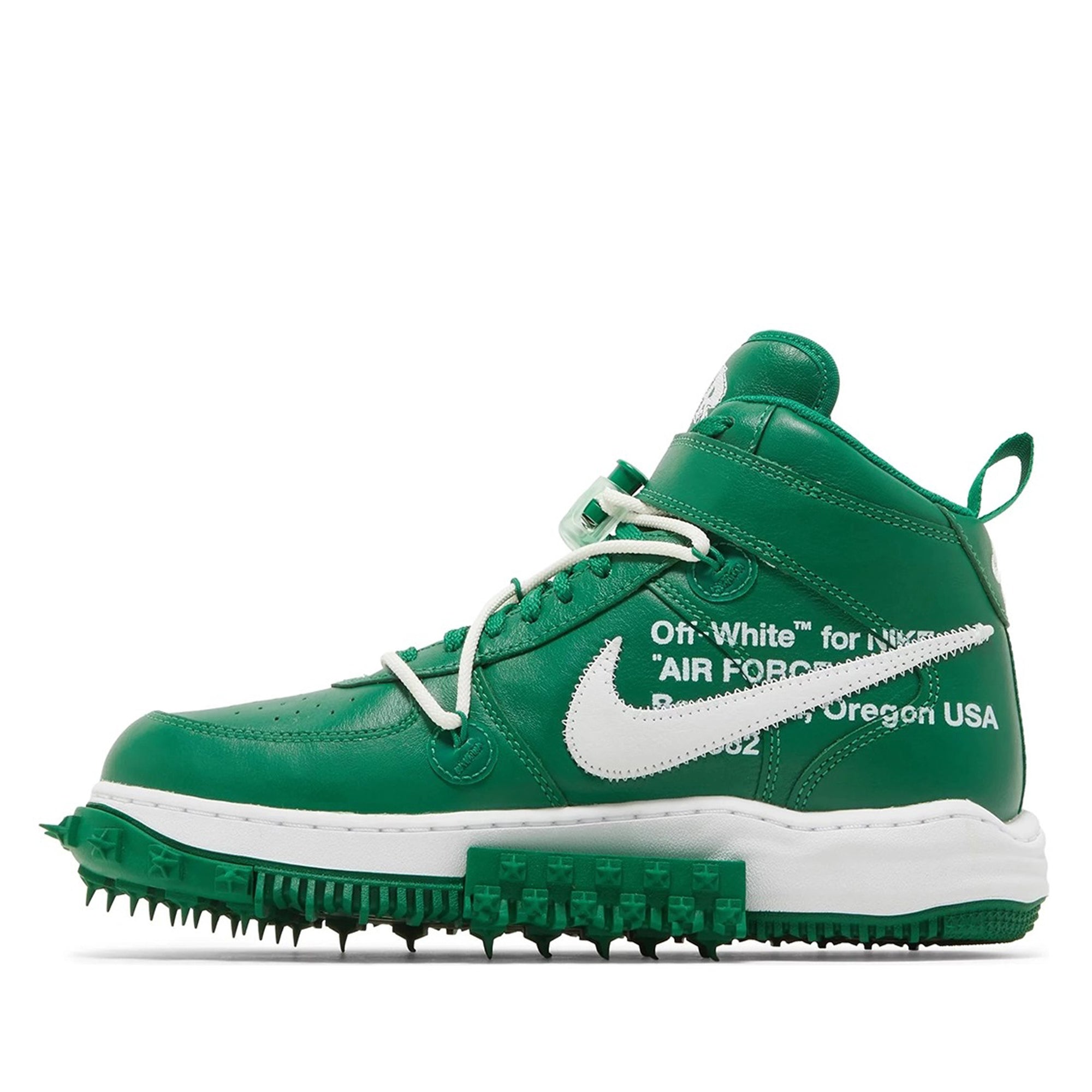 Off-White x Nike Air Force 1 Mid Pine Green