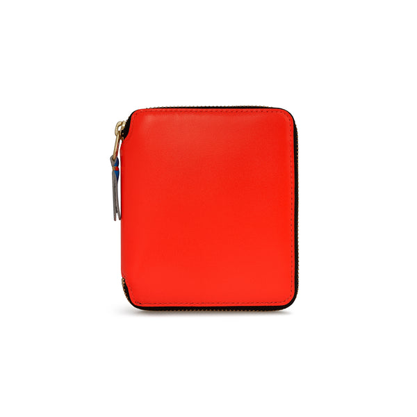 CDG Wallet - Super Fluo Full Zip Around Wallet - (Orange SA2100SF)
